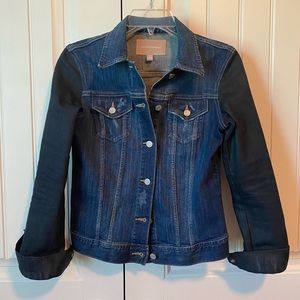 Banana Republic Denim Jack with Black Sleeves